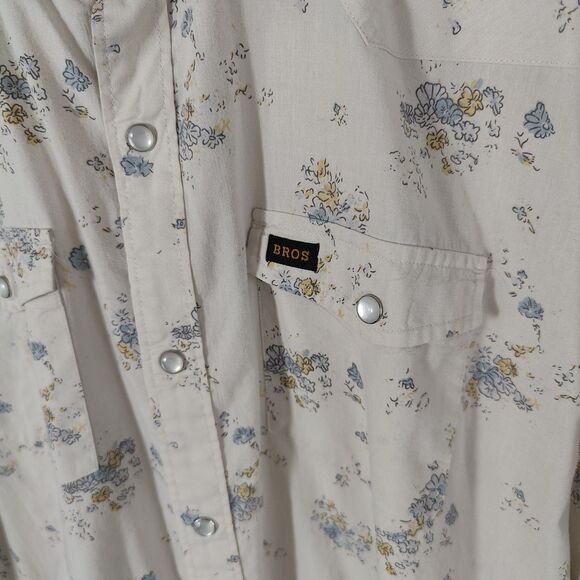 Howler Bros Brothers Shirt Mens XL Pearl Snap Vintage Floral Western Shirt - Picture 4 of 6
